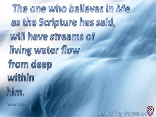 Abbi fede nell'acqua corrente