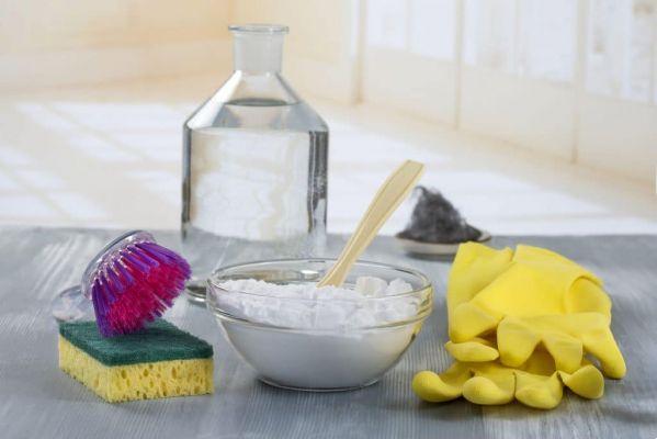 Sustainable cleaning with baking soda