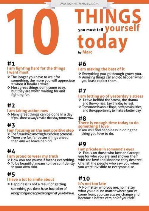 10 cose che devi iniziare a concederti oggi