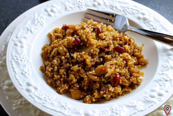Ricette: riso con quinoa e alloro