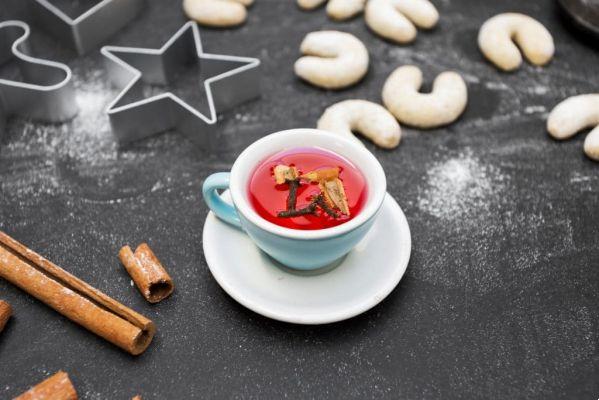 Bevanda antiossidante: Tè all'ibisco con cannella e zenzero